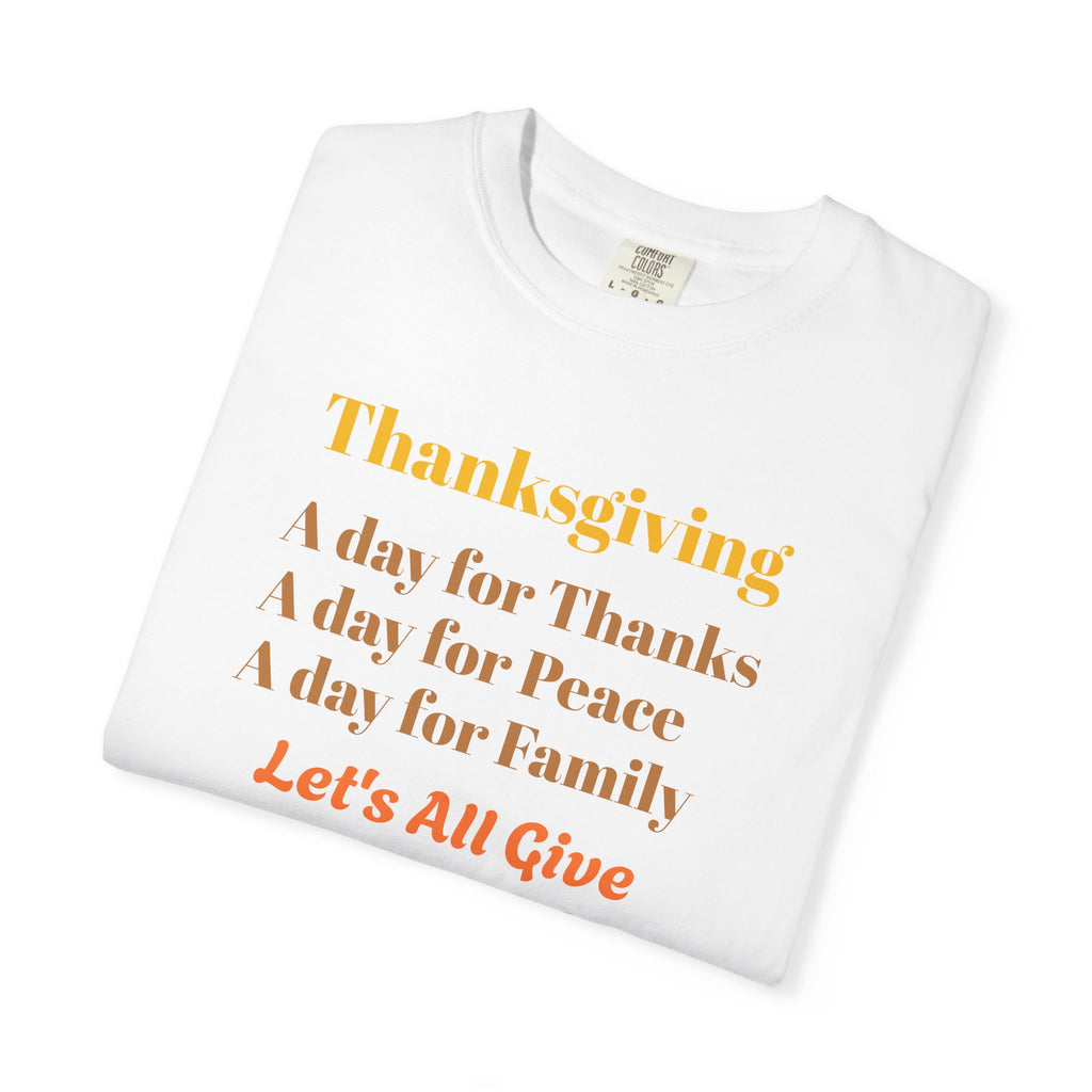 Thanksgiving Blessings T-Shirt – Christian faith apparel & gifts | Fully Christian Apparel