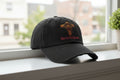 Forgiven Cross Distressed Cap — "Sin is Forgiven" Christian Baseball Hat