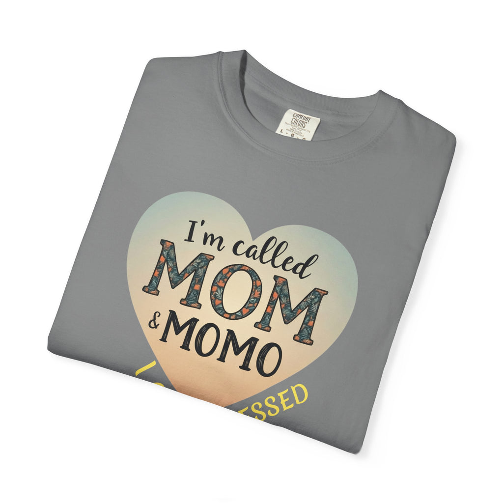I'm Called Mom & Momo T-Shirt — "I Am Blessed" Heart Design