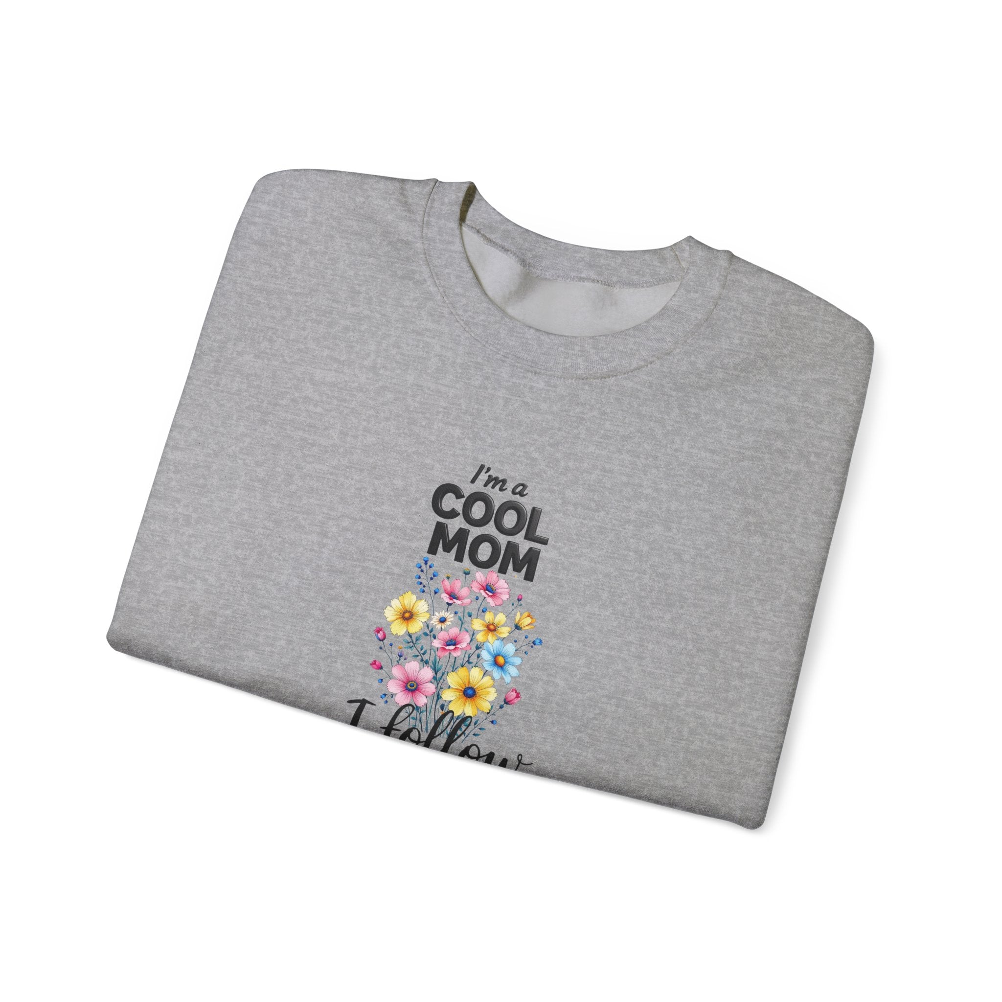 Cool Mom I Follow Jesus Sweatshirt – Christian Mom Crewneck