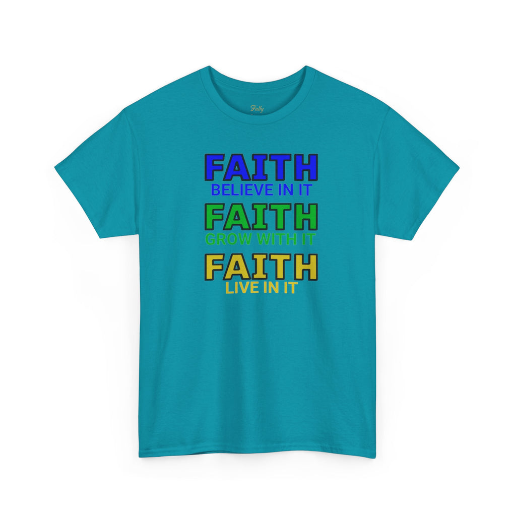 Faith-Inspired Unisex Cotton Tee, Spiritual T-Shirt, Inspirational Apparel, Gift for Believers, Everyday Wear, Positive Vibes