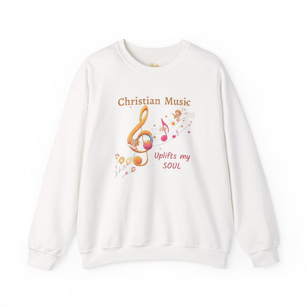 Christian Music Uplifts My Soul Crewneck Sweatshirt