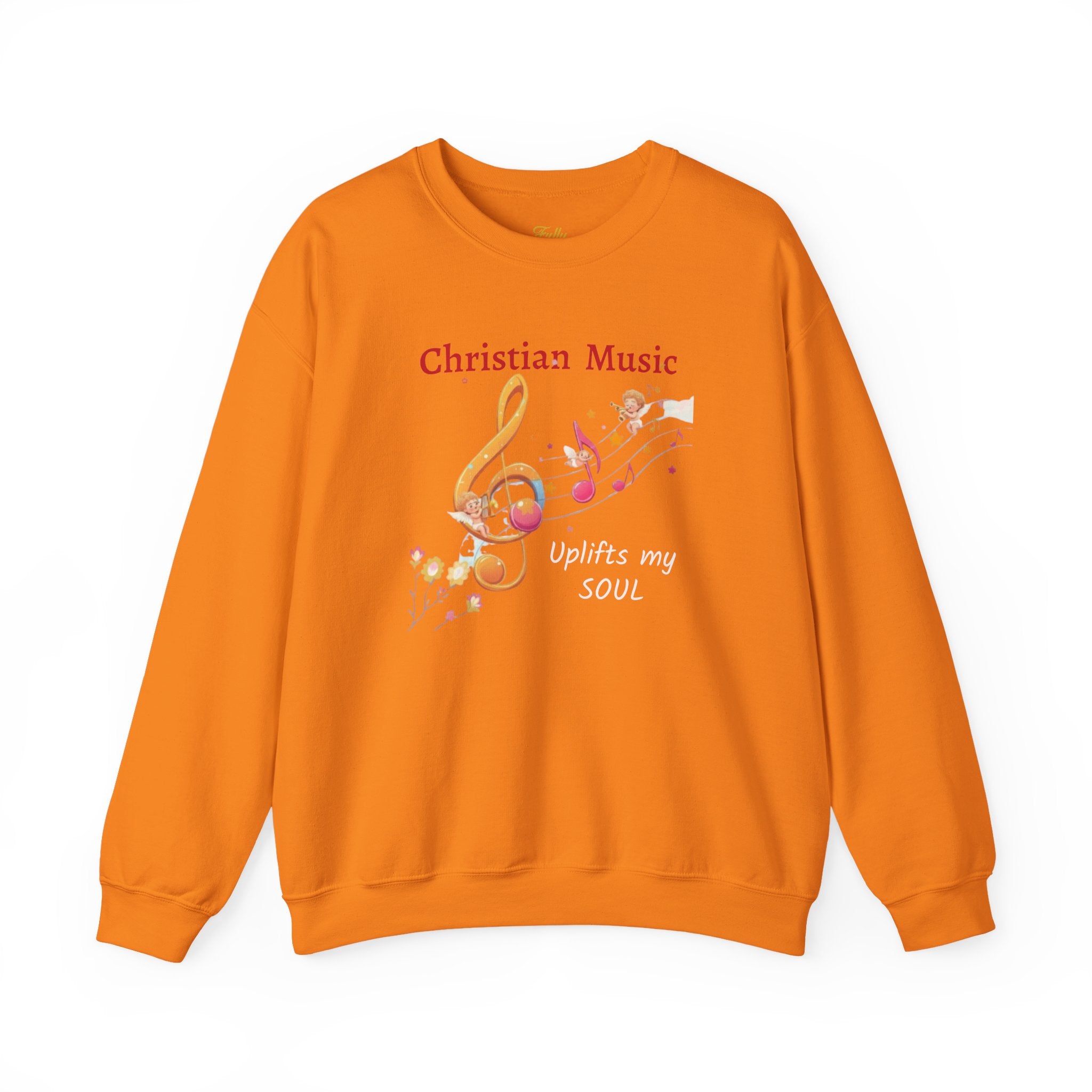 Christian Music Uplifts My Soul Crewneck Sweatshirt