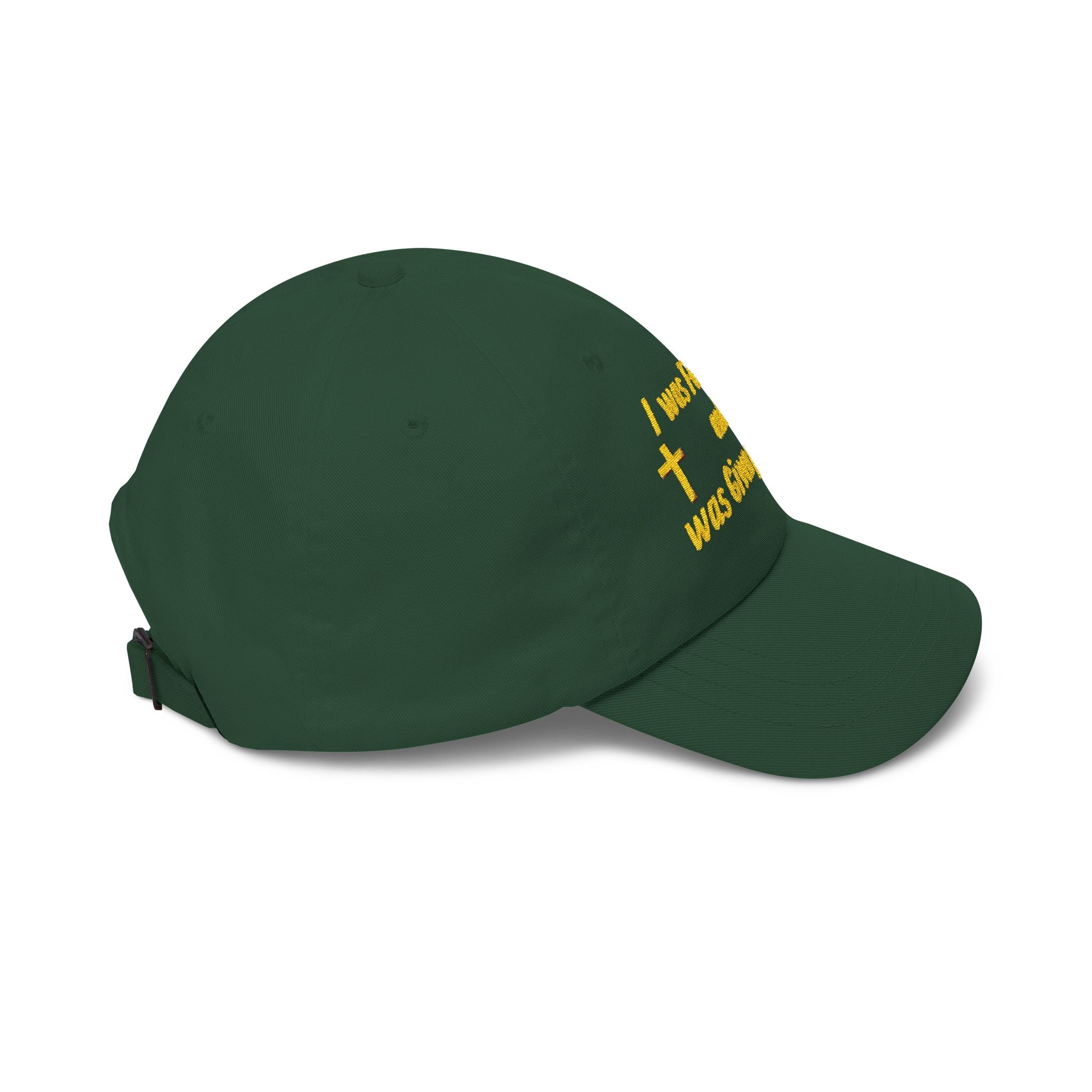 Forgiven and Given Purpose Dad Cap – Christian Embroidered Baseball Hat