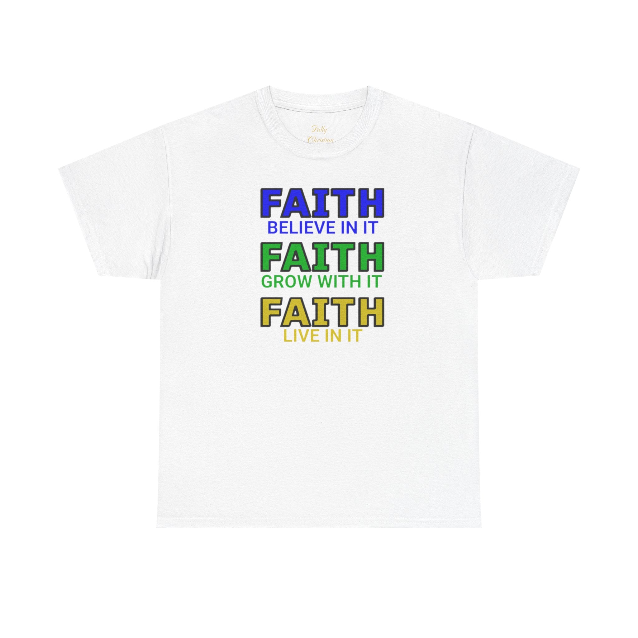 Faith-Inspired Unisex Cotton Tee, Spiritual T-Shirt, Inspirational Apparel, Gift for Believers, Everyday Wear, Positive Vibes
