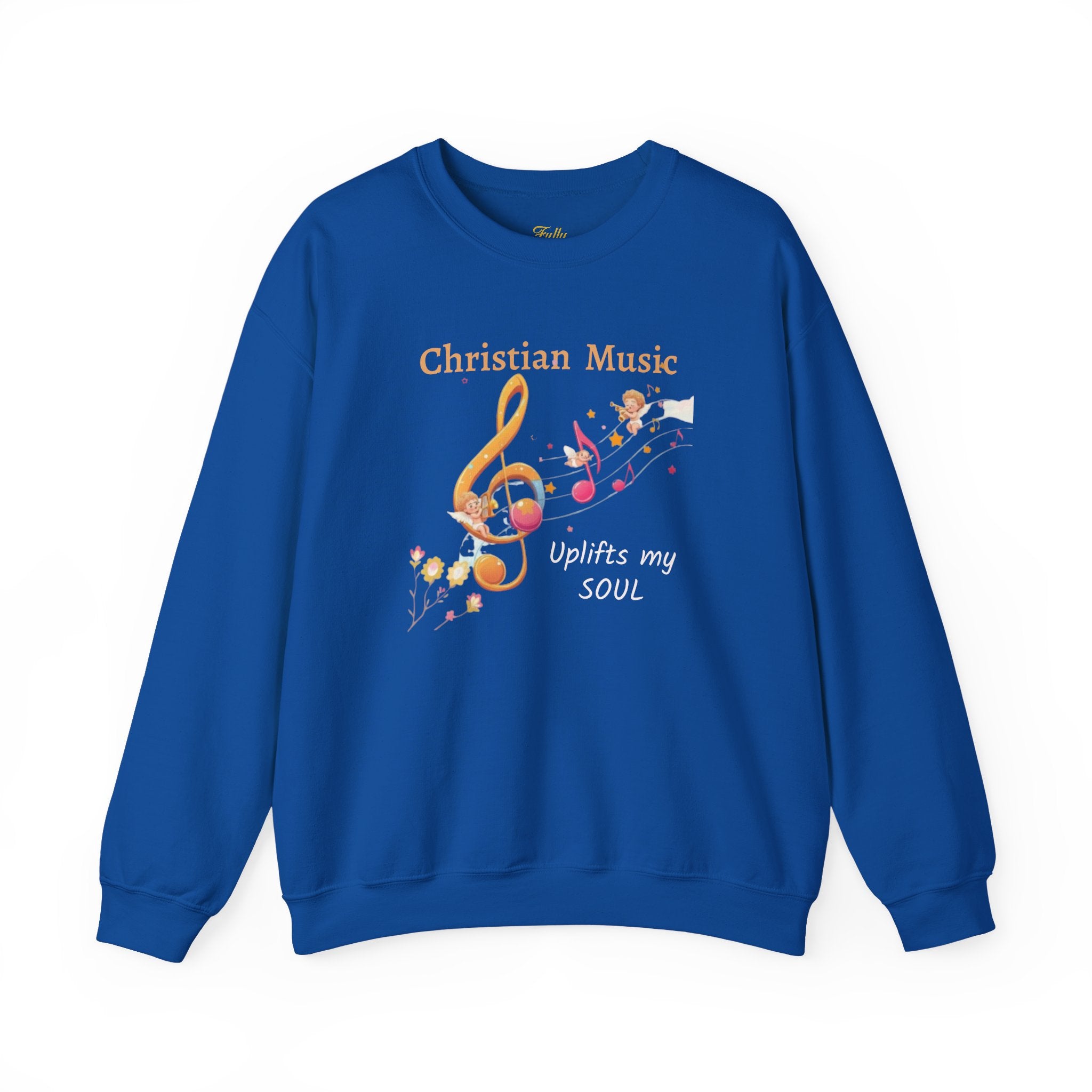 Christian Music Uplifts My Soul Crewneck Sweatshirt