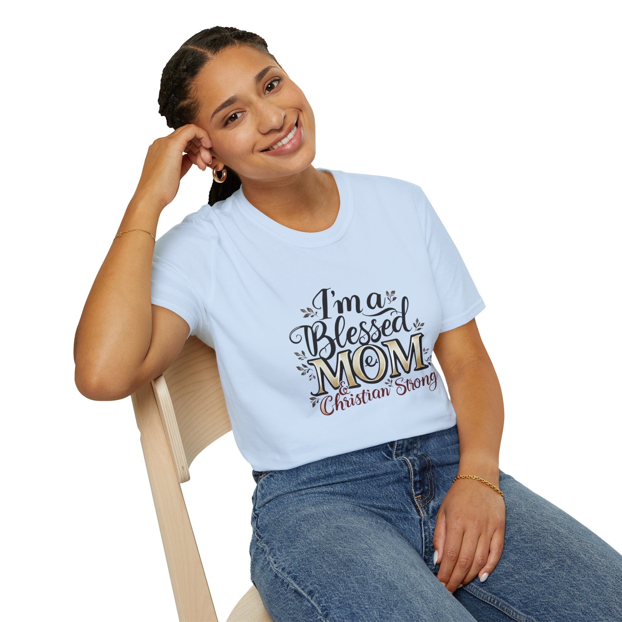 I’m a Blessed Mom Christian T-Shirt — Faith-Based Mother's Day Tee