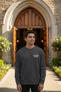 Embroidered Christian Strong Crewneck Sweatshirt — Faith-Inspired Graphic Pullover – Christian faith apparel & gifts | Fully