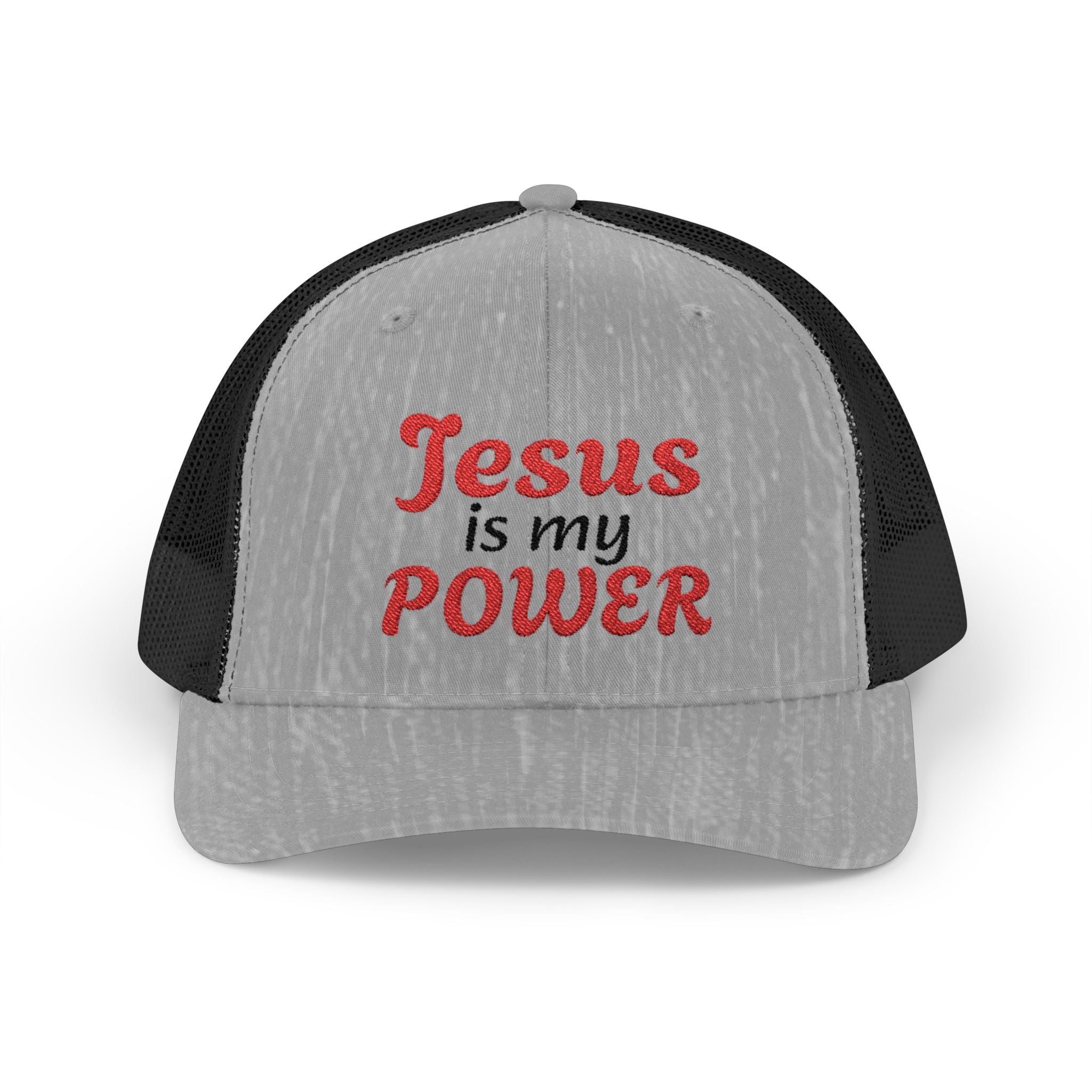 Embroidered Jesus Snapback Cap