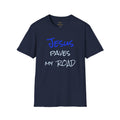 Jesus Paves My Road T-Shirt — Christian Faith Inspirational Tee – Christian faith apparel & gifts | Fully Christian Apparel
