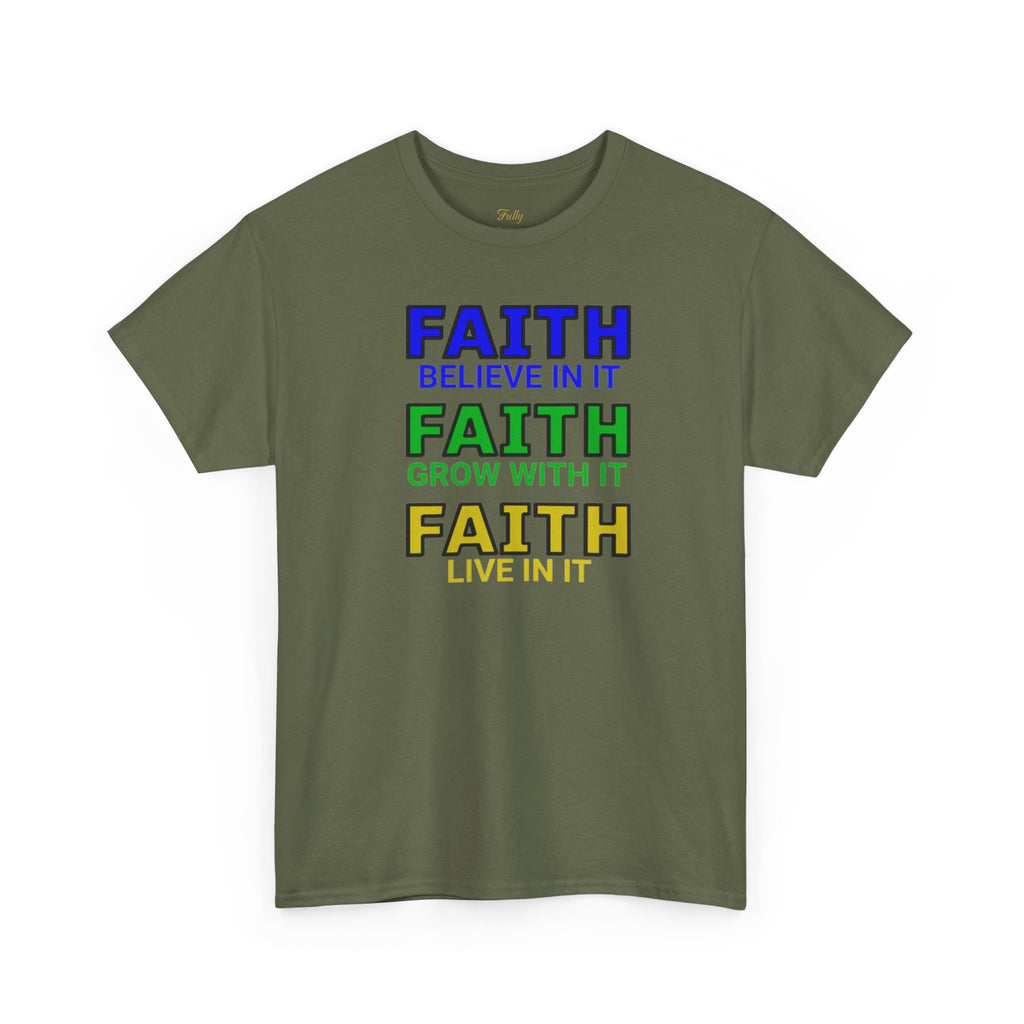 Faith-Inspired Unisex Cotton Tee, Spiritual T-Shirt, Inspirational Apparel, Gift for Believers, Everyday Wear, Positive Vibes