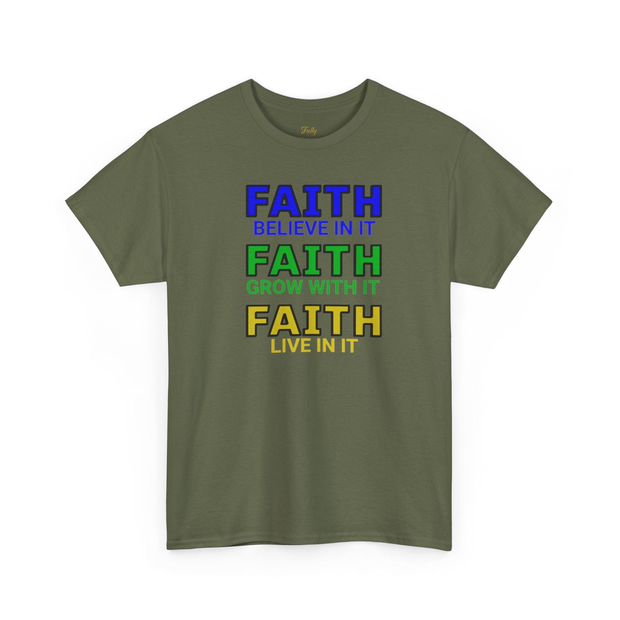 Faith-Inspired Unisex Cotton Tee, Spiritual T-Shirt, Inspirational Apparel, Gift for Believers, Everyday Wear, Positive Vibes
