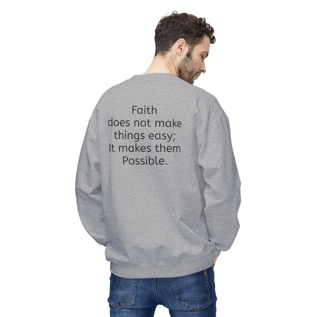 Faith- Mark 9:23- Sweatshirt – Christian faith apparel & gifts | Fully Christian Apparel