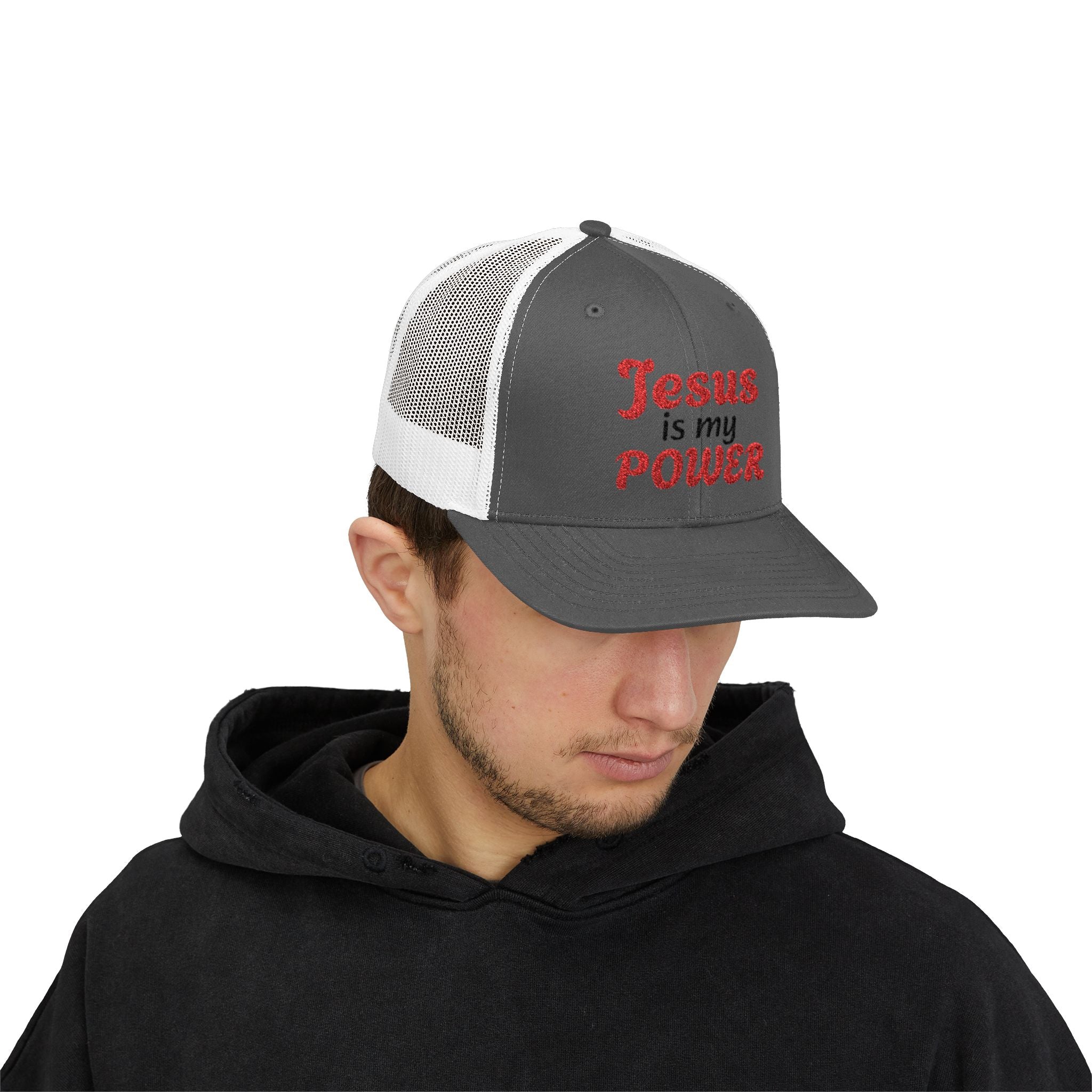 Embroidered Jesus Snapback Cap