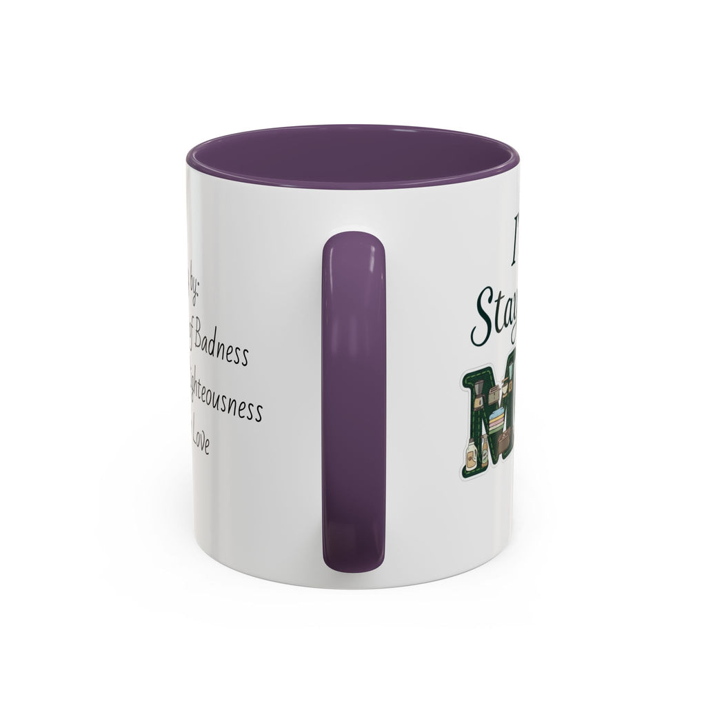 Mama Home Coffee Mug — Inspirational "Praying for My Kids" Accent Mug (11/15oz)