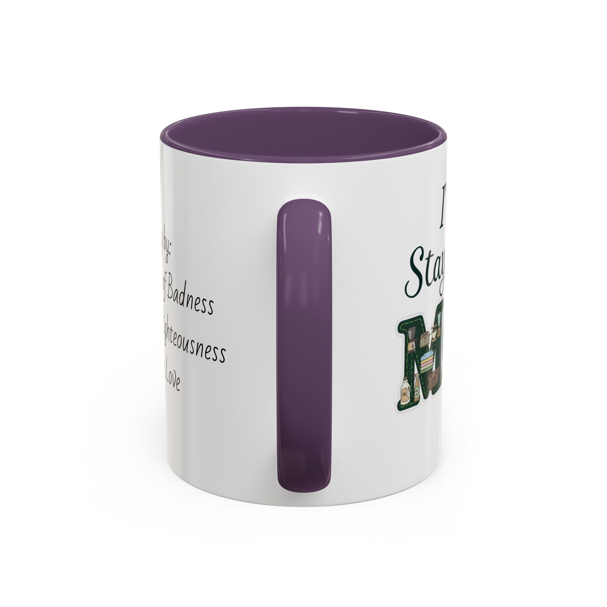 Mama Home Coffee Mug — Inspirational "Praying for My Kids" Accent Mug (11/15oz)