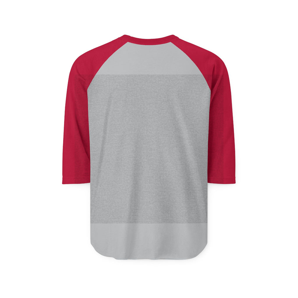 Inspirational Three-Quarter Sleeve Raglan Shirt - "Ask the Lord to Bless Your Plans" Design