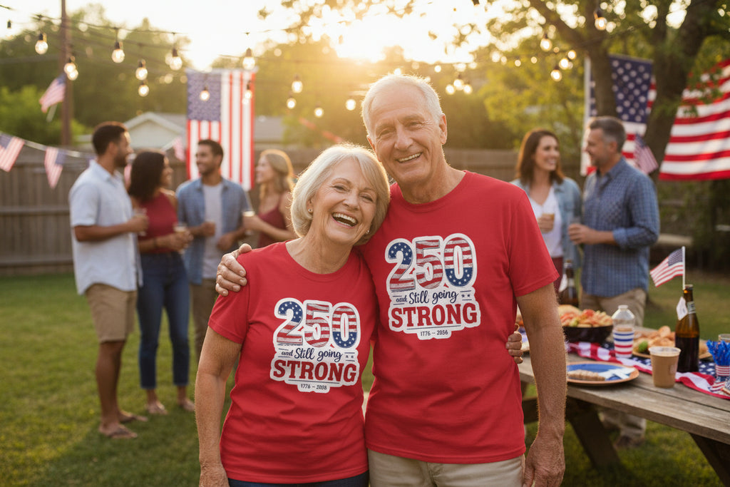 250 and Still Going Strong T-Shirt — Patriotic Anniversary Tee