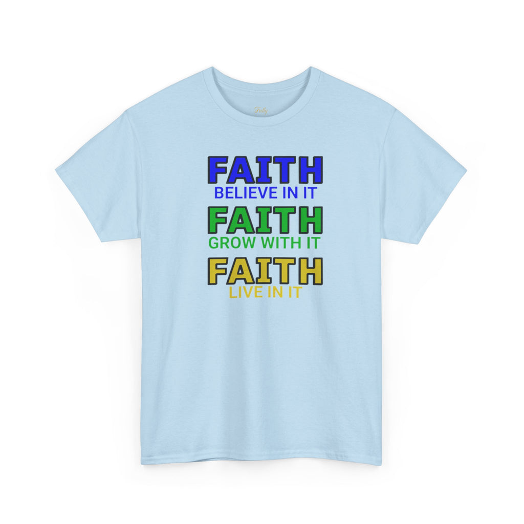 Faith-Inspired Unisex Cotton Tee, Spiritual T-Shirt, Inspirational Apparel, Gift for Believers, Everyday Wear, Positive Vibes
