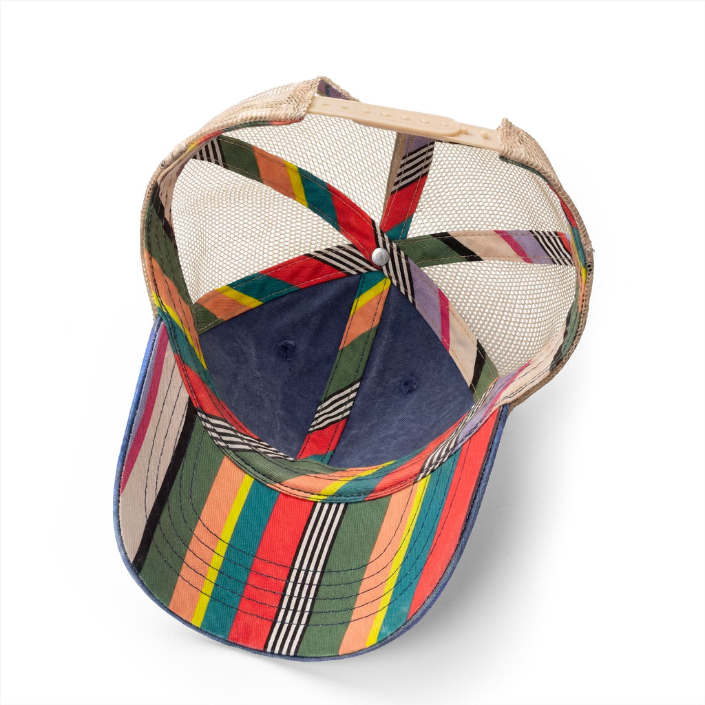 Blessed by Christ with Cross -Women's Washed Mesh-Back Cap