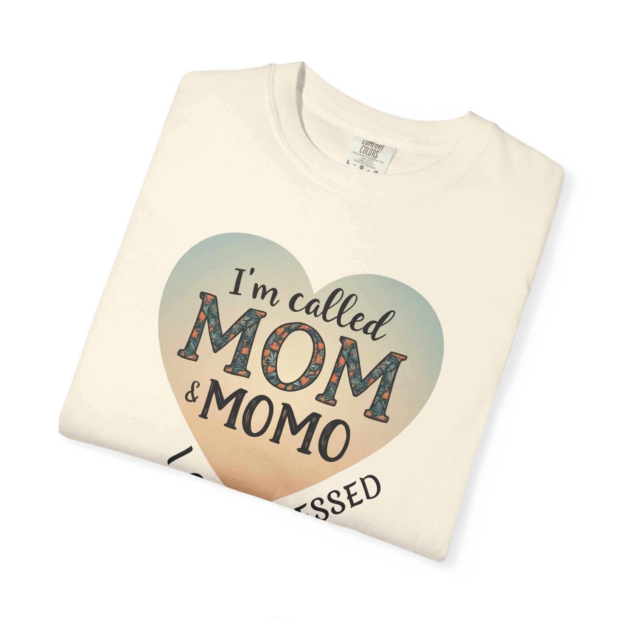 I'm Called Mom & Momo T-Shirt — "I Am Blessed" Heart Design