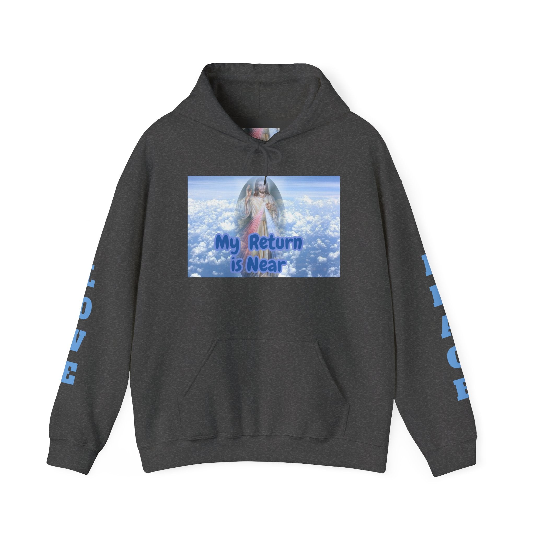 Inspirational Hoodie -My Return is Near- Unisex Heavy Blend™ Hooded Sweatshirt – Christian faith apparel & gifts | Fully Chr