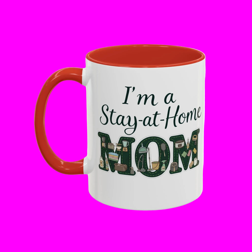 Mama Home Coffee Mug — Inspirational "Praying for My Kids" Accent Mug (11/15oz)