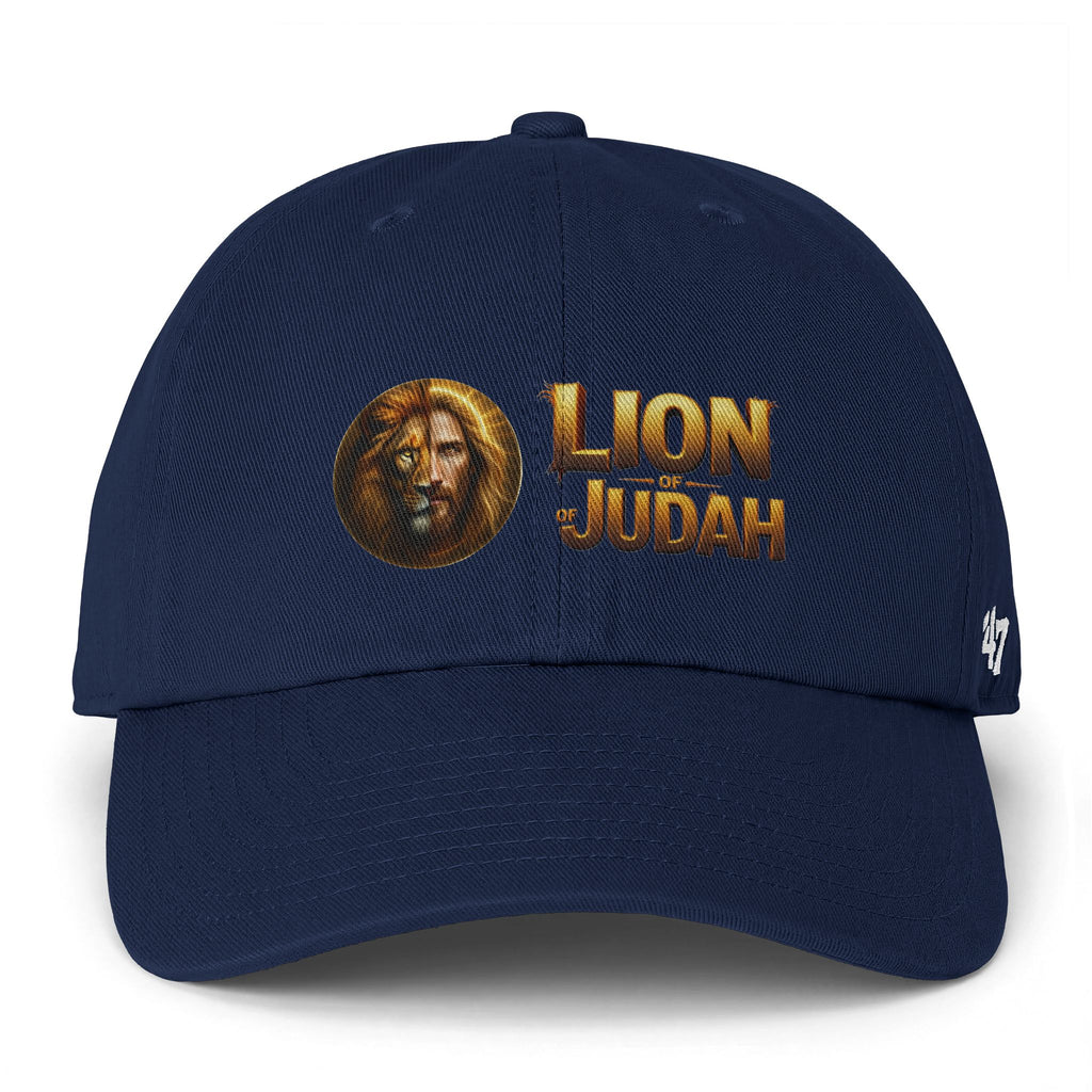 Lion of Judah Baseball Cap – Christian Faith Lion Emblem Clean Up Cap