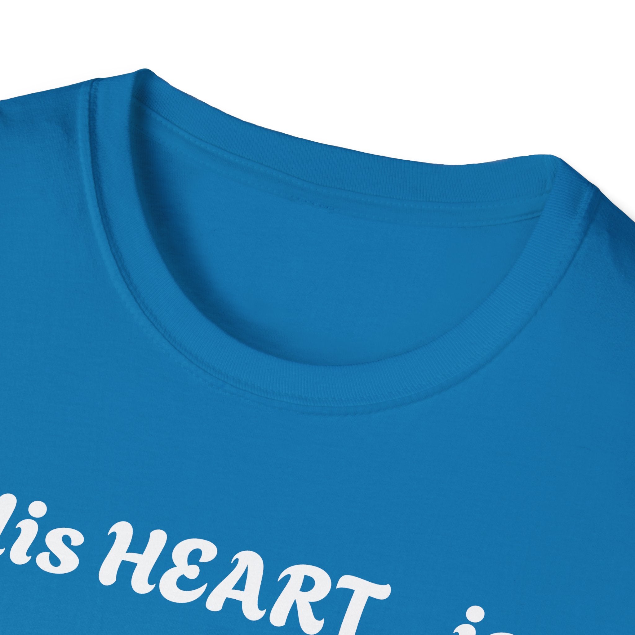 Christian Graphic Jesus  "His Heart is Love Peace" T-shirt