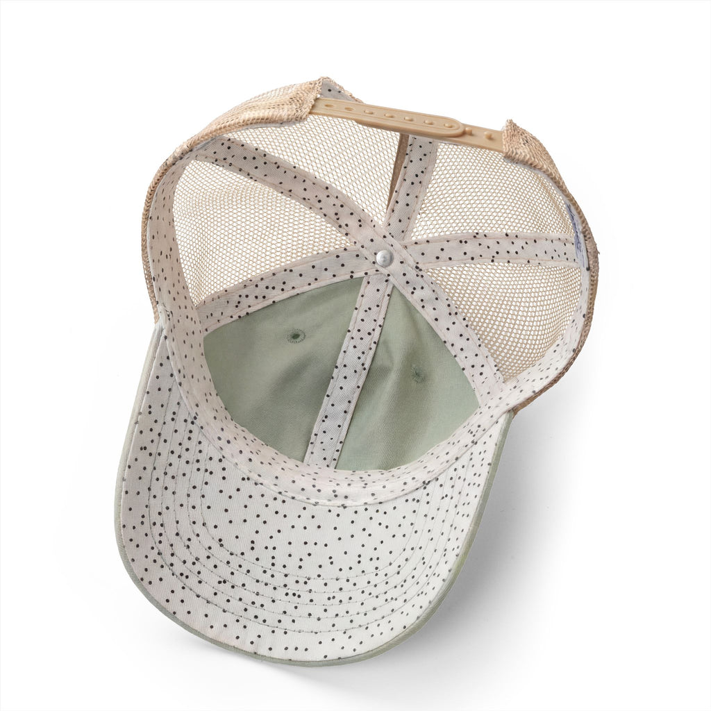 Blessed by Christ with Cross -Women's Washed Mesh-Back Cap
