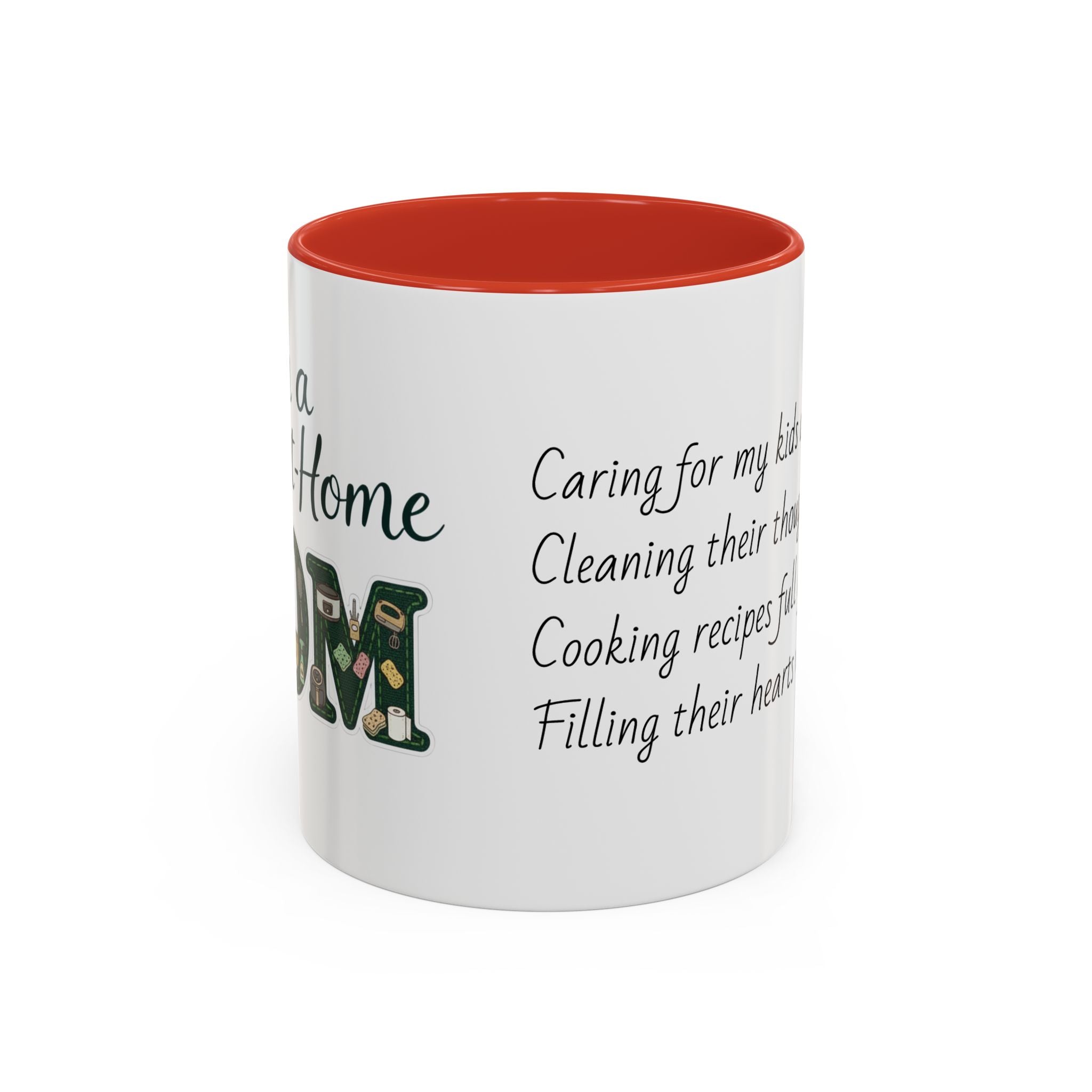 Mama Home Coffee Mug — Inspirational "Praying for My Kids" Accent Mug (11/15oz)