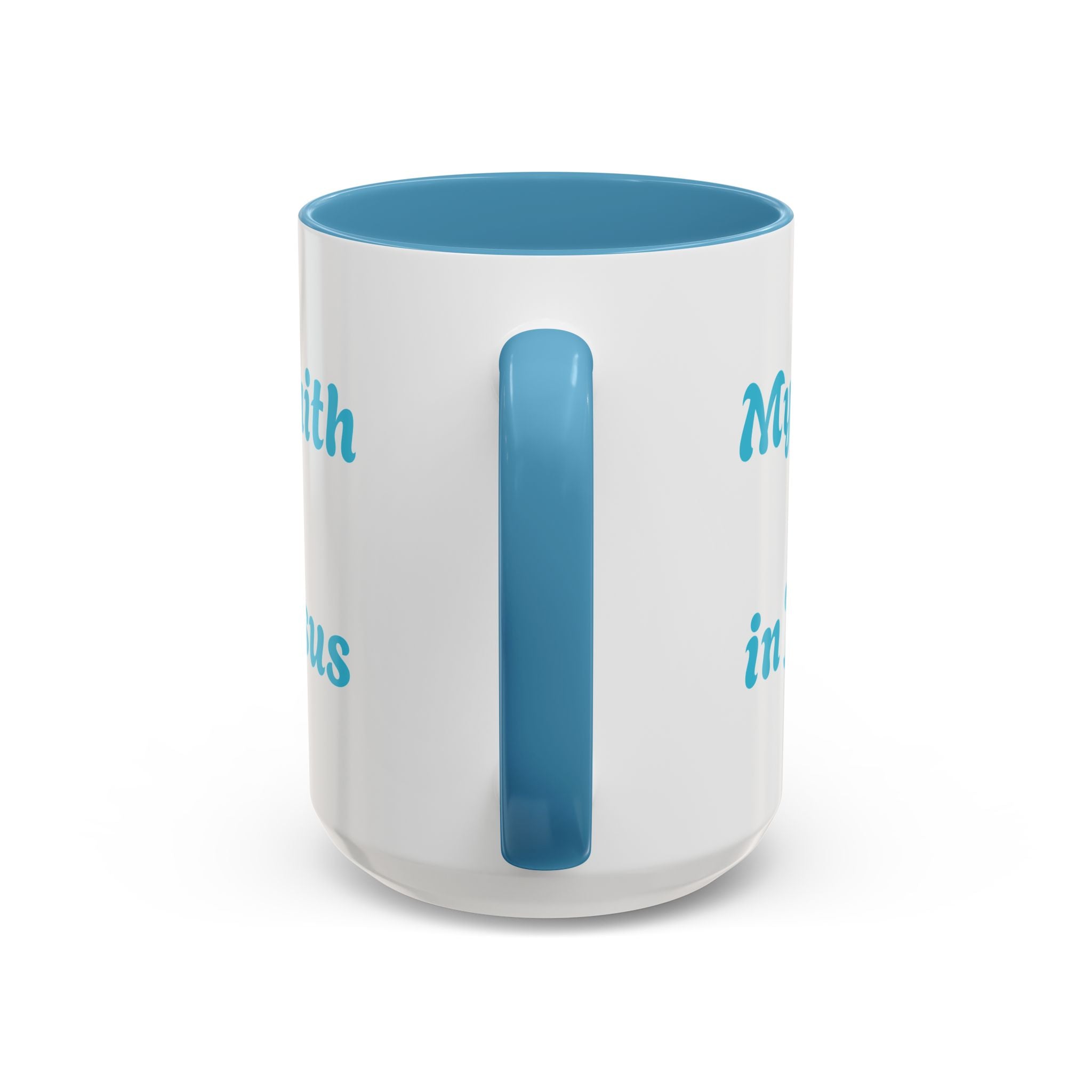 My Faith Is In Jesus Accent Coffee Mug - Christian Cross Inspirational Gift (11/15oz) – Christian faith apparel & gifts | Fu