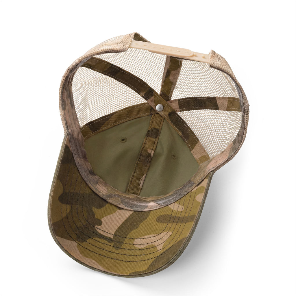 Blessed by Christ with Cross -Women's Washed Mesh-Back Cap