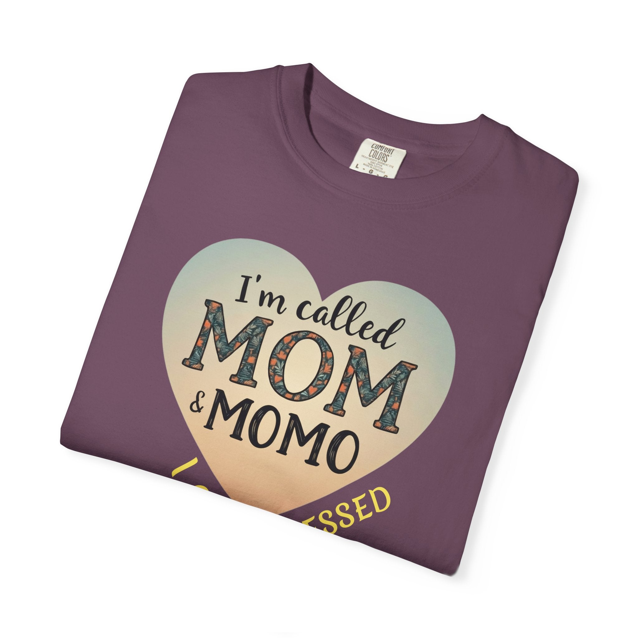 I'm Called Mom & Momo T-Shirt — "I Am Blessed" Heart Design
