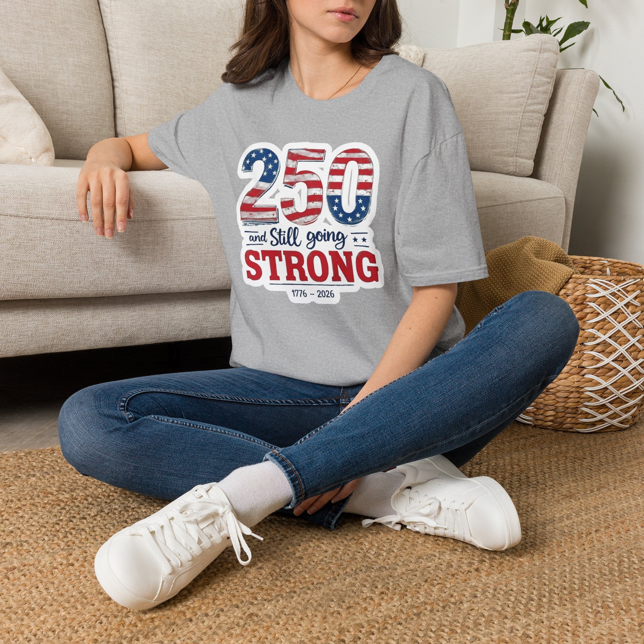 250 and Still Going Strong T-Shirt — Patriotic Anniversary Tee