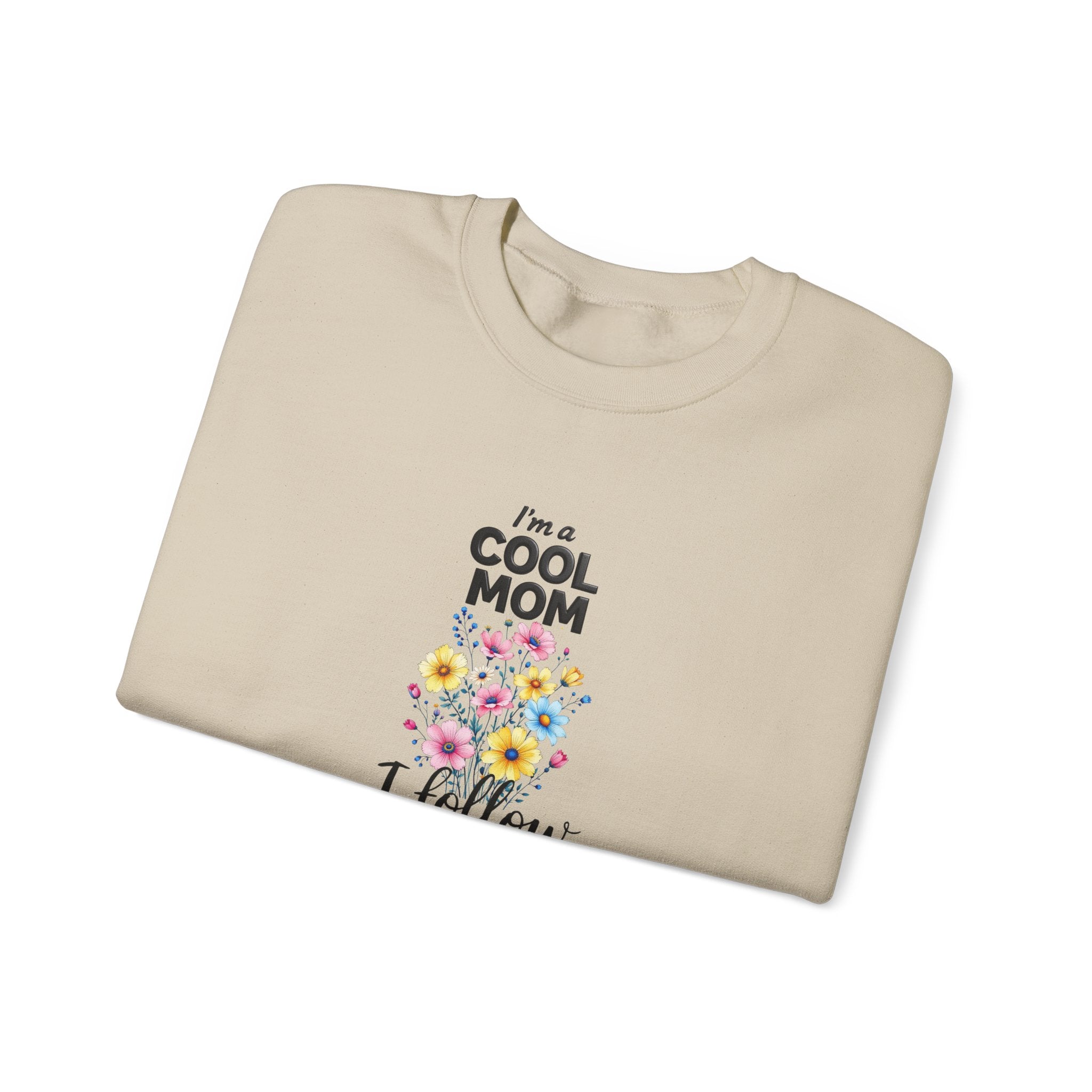 Cool Mom I Follow Jesus Sweatshirt – Christian Mom Crewneck