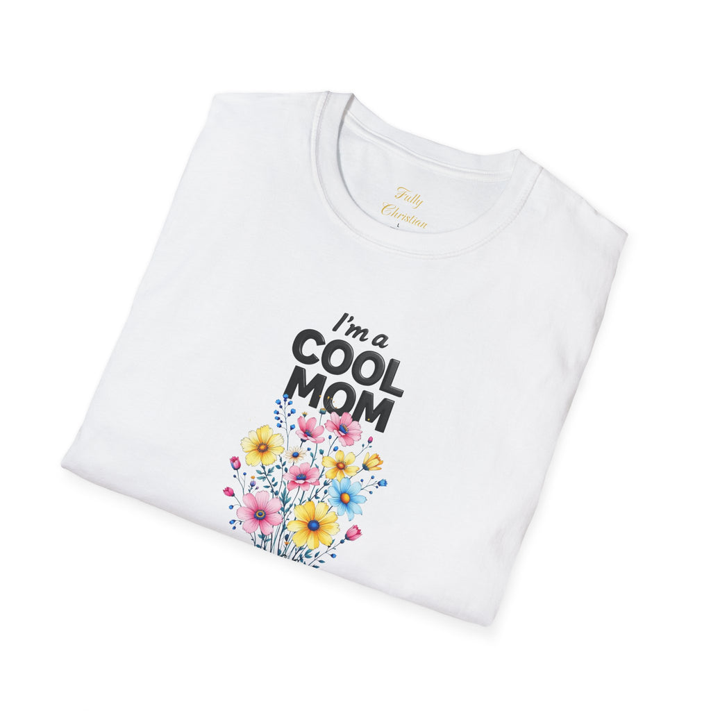 Cool Mom T-Shirt — “I’m a Cool Mom, I Follow Jesus” Christian Mom Tee