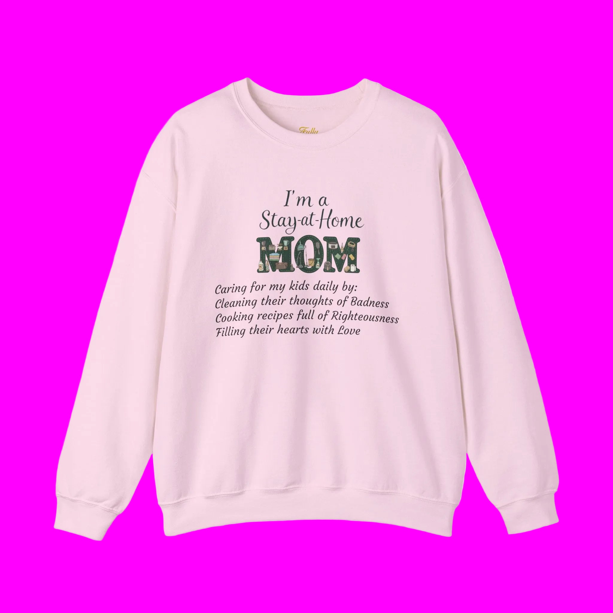 Stay at Home Mom Sweatshirt — 'I'm a Stay at Home MOM' Cozy Crewneck for Mothers