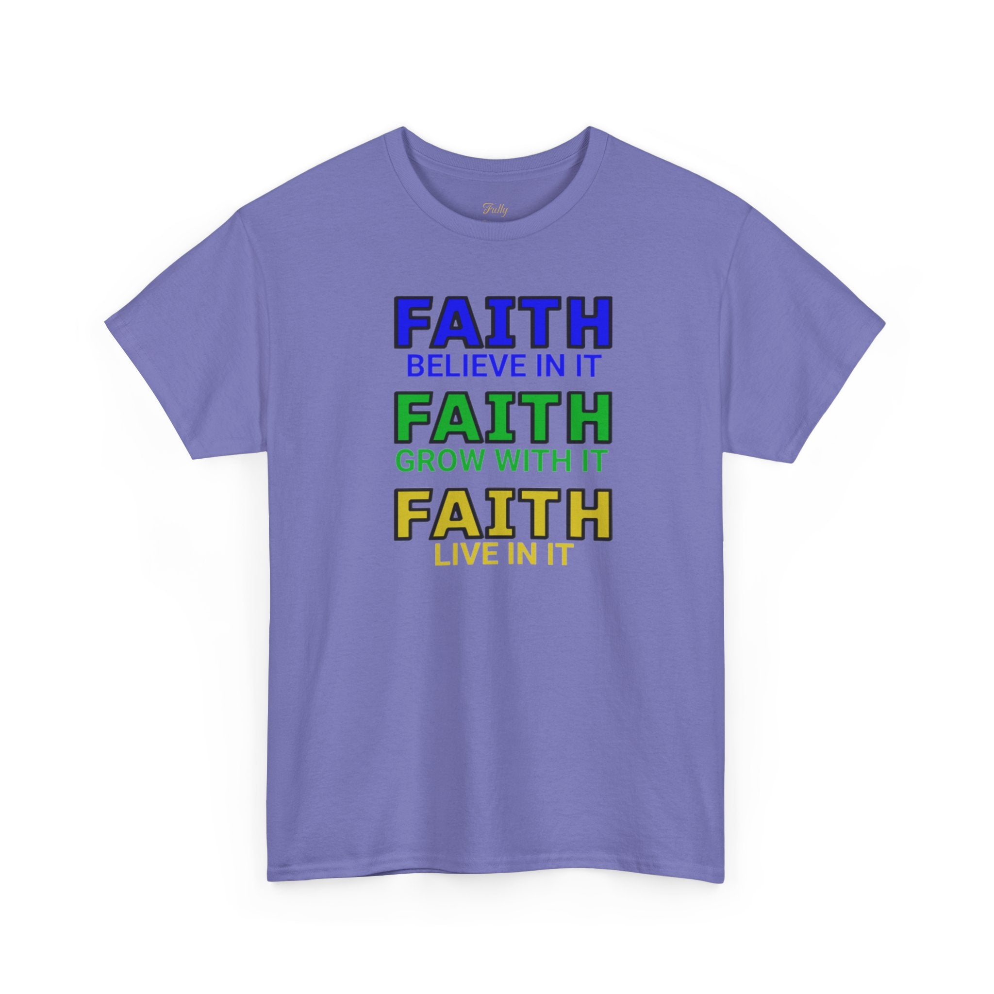 Faith-Inspired Unisex Cotton Tee, Spiritual T-Shirt, Inspirational Apparel, Gift for Believers, Everyday Wear, Positive Vibes