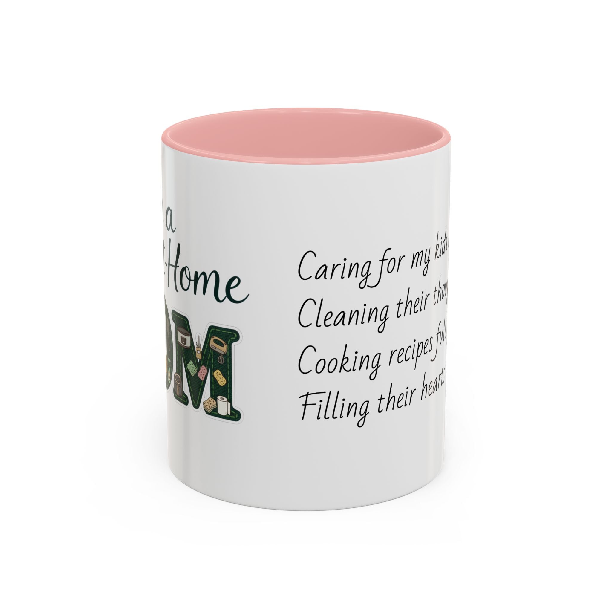 Mama Home Coffee Mug — Inspirational "Praying for My Kids" Accent Mug (11/15oz)