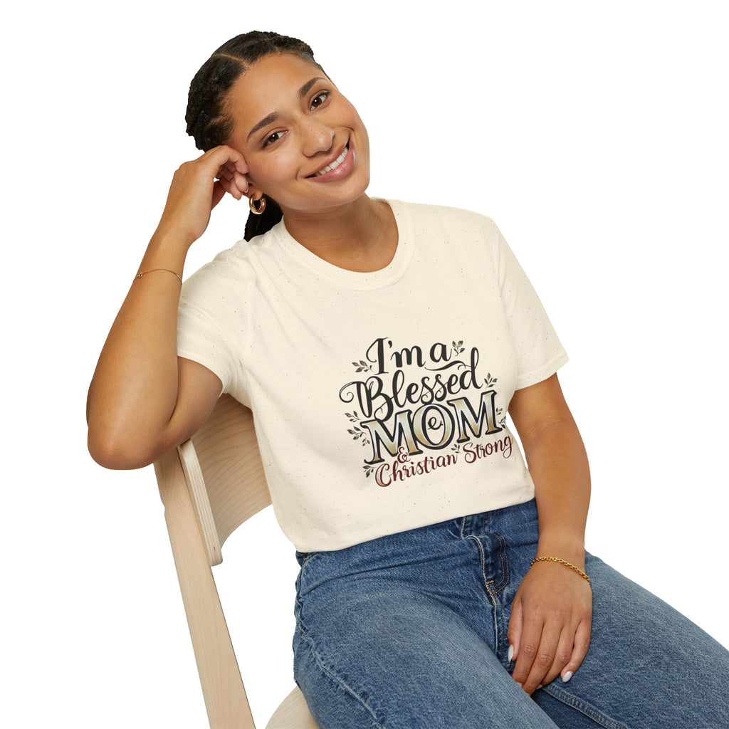 I’m a Blessed Mom Christian T-Shirt — Faith-Based Mother's Day Tee