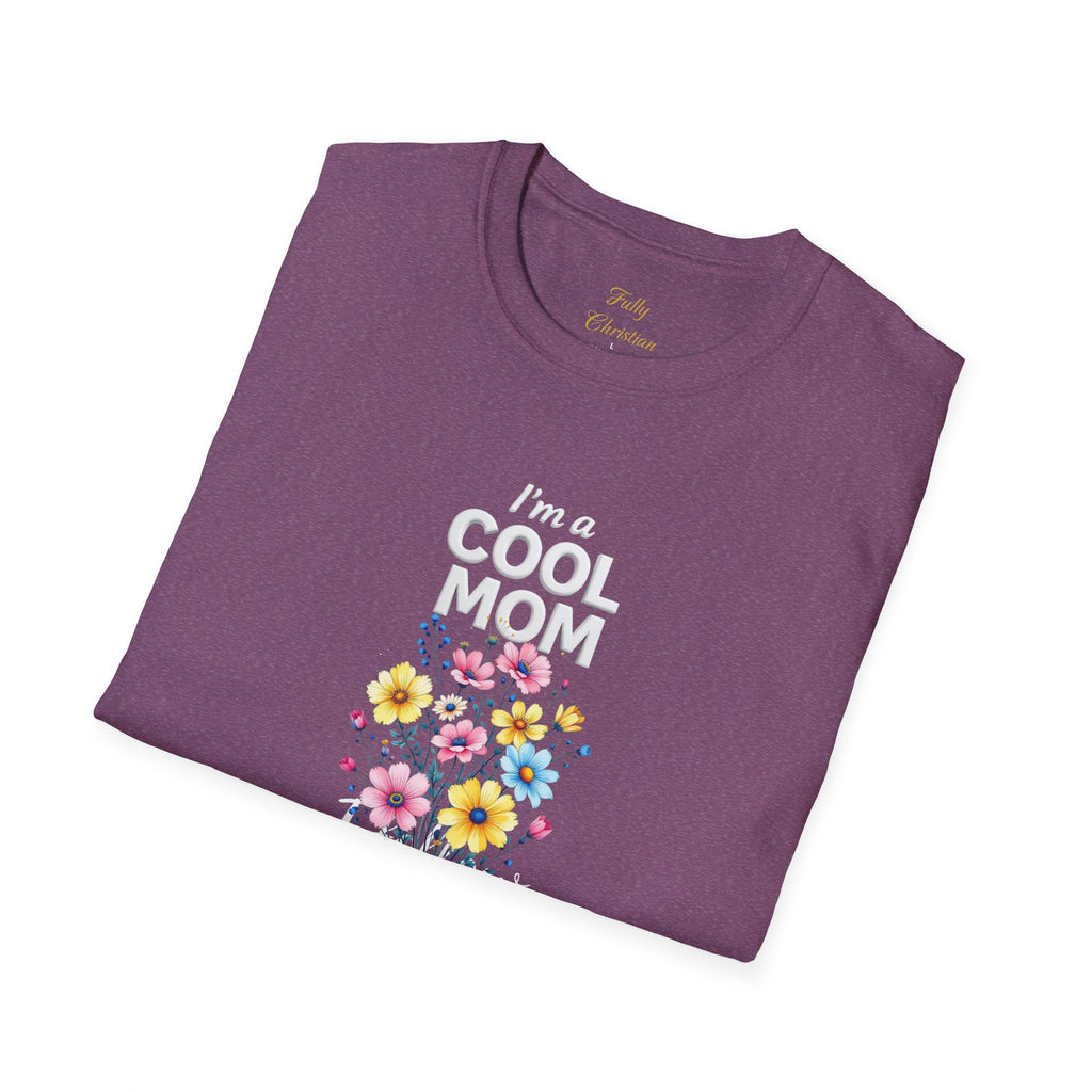 Cool Mom T-Shirt — “I’m a Cool Mom, I Follow Jesus” Christian Mom Tee