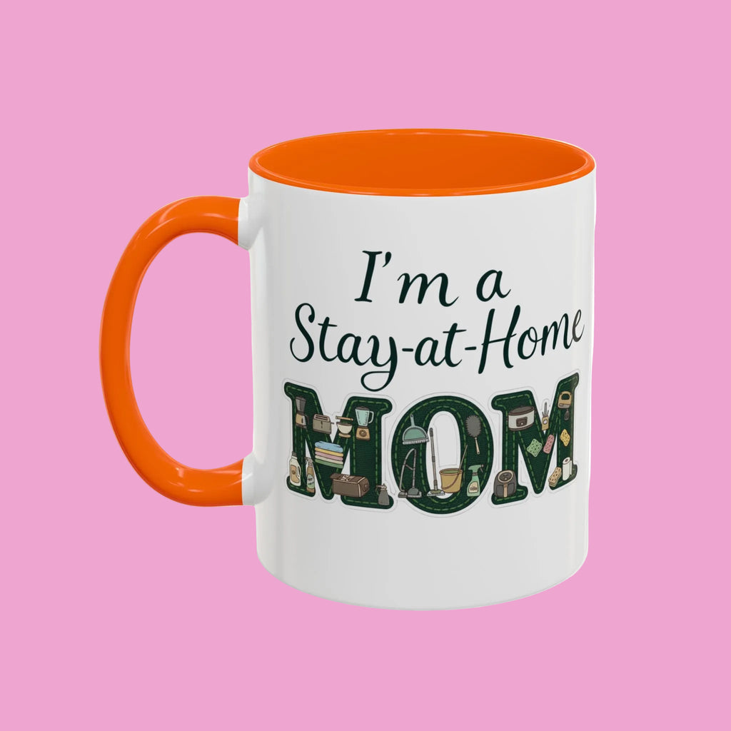 Mama Home Coffee Mug — Inspirational "Praying for My Kids" Accent Mug (11/15oz)