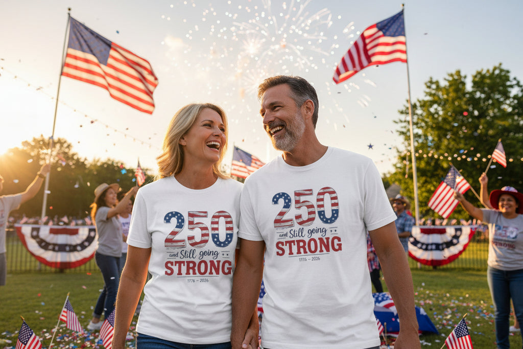 250 and Still Going Strong T-Shirt — Patriotic Anniversary Tee