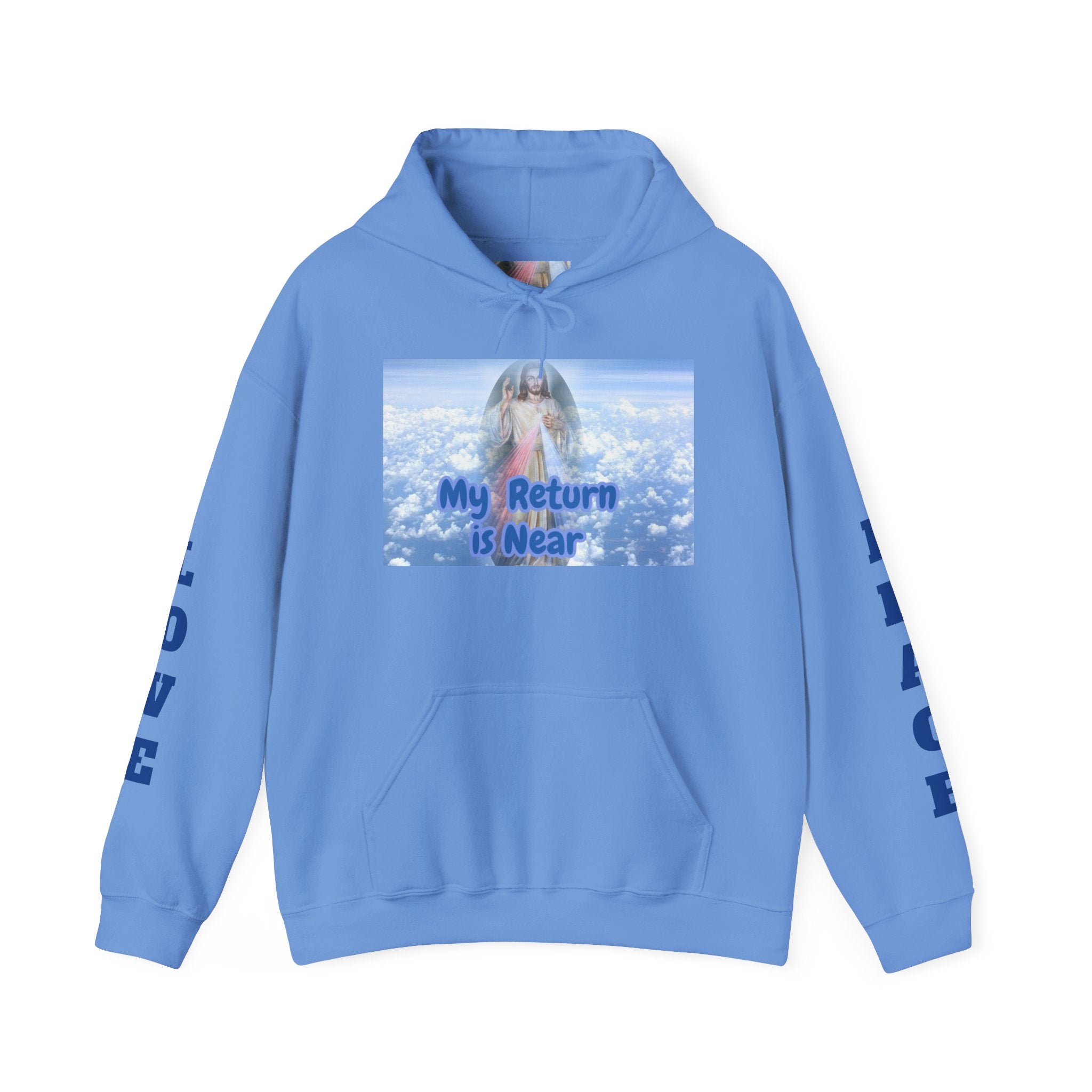 Inspirational Hoodie -My Return is Near- Unisex Heavy Blend™ Hooded Sweatshirt – Christian faith apparel & gifts | Fully Chr