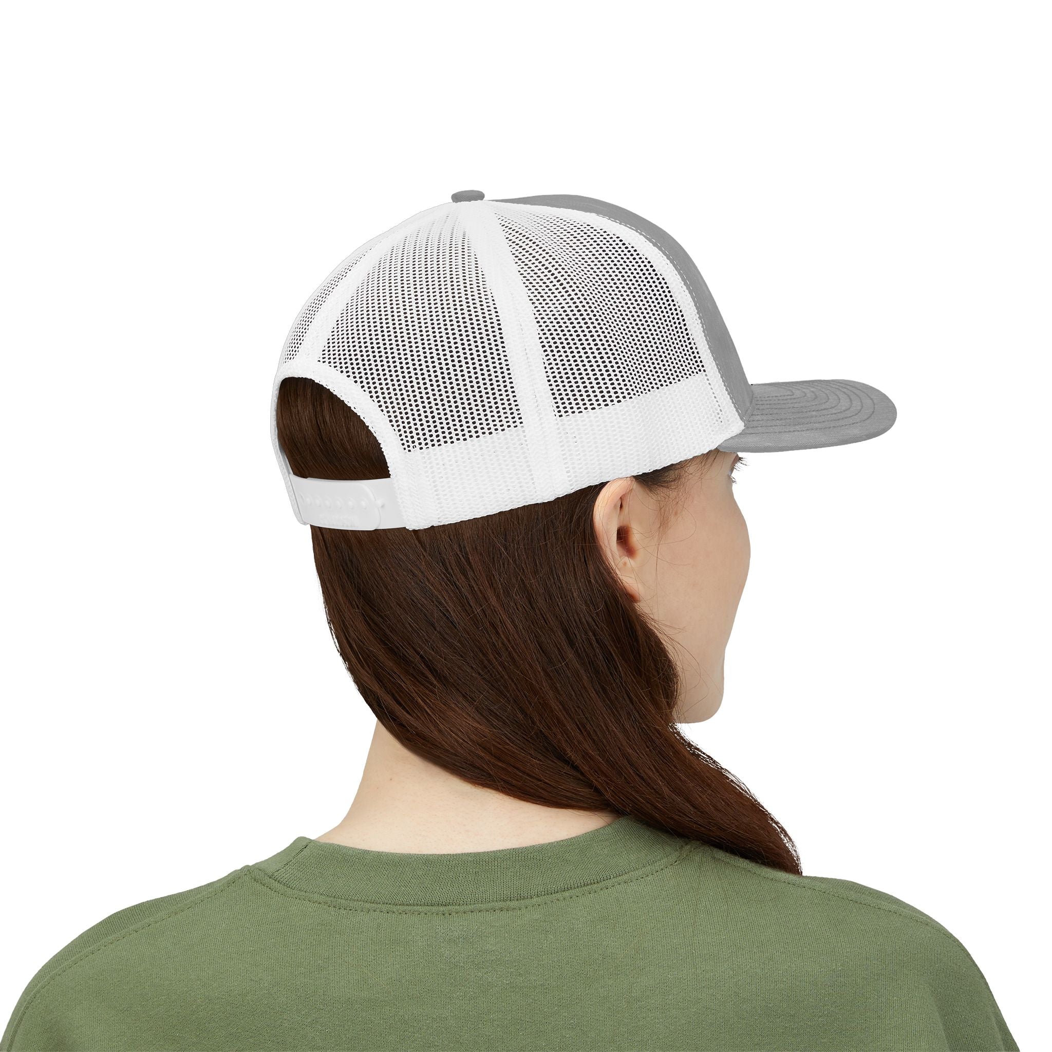 This Mom Is Christian Strong Embroidered Snapback Trucker Cap — Faith-Based Mom Hat