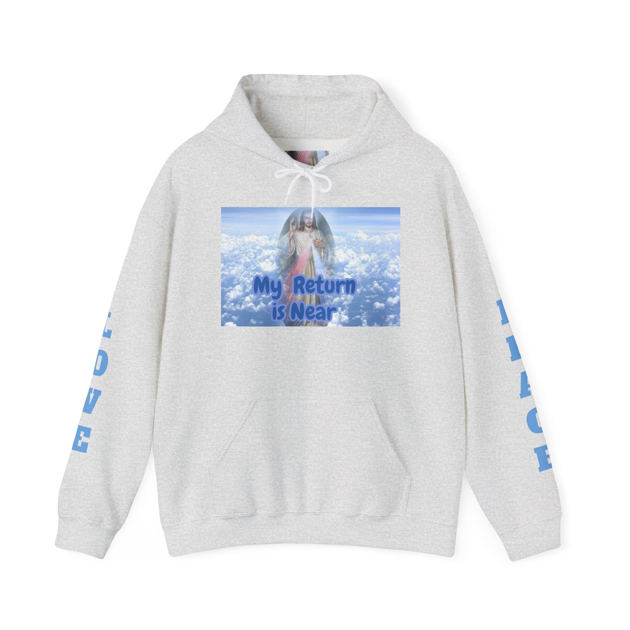 Inspirational Hoodie -My Return is Near- Unisex Heavy Blend™ Hooded Sweatshirt – Christian faith apparel & gifts | Fully Chr