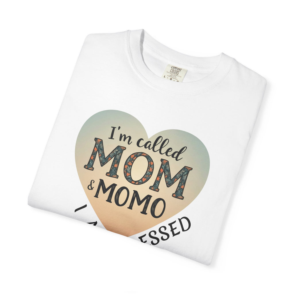 I'm Called Mom & Momo T-Shirt — "I Am Blessed" Heart Design