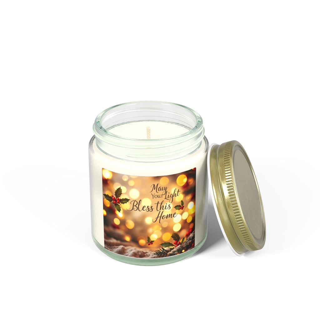 Scented Candle- 'May Your Light Bless This Home' (4oz, 9oz)