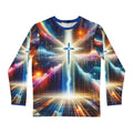 Cosmic Cross Men's Long Sleeve Shirt – Christian faith apparel & gifts | Fully Christian Apparel